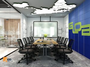 Thiết kế nội thất văn phòng Đại Việt - khu vực pantry (Dai Viet Group Office Interior Design - Pantry and Meeting Room)