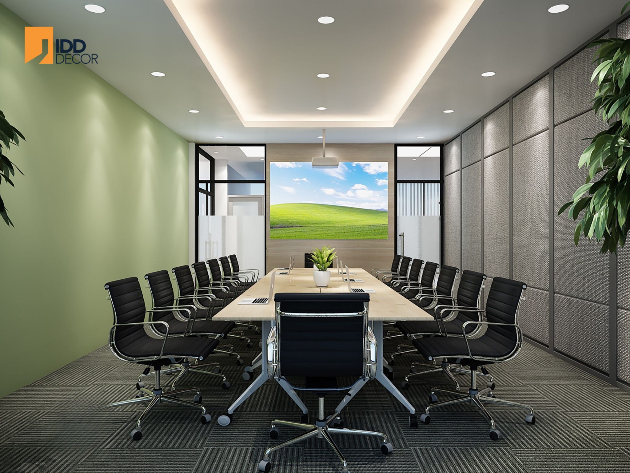 Thiết kế nội thất văn phòng Kềm Nghĩa - phòng họp (Kem Nghia Office Interior Design - Meeting Room)