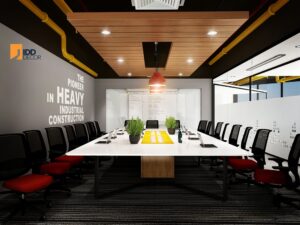 Thiết kế nội thất văn phòng tập đoàn ECOBA - phòng họp lớn (ECOBA Office Interior Design - The Meeting Rooms: Privacy and Strategy)