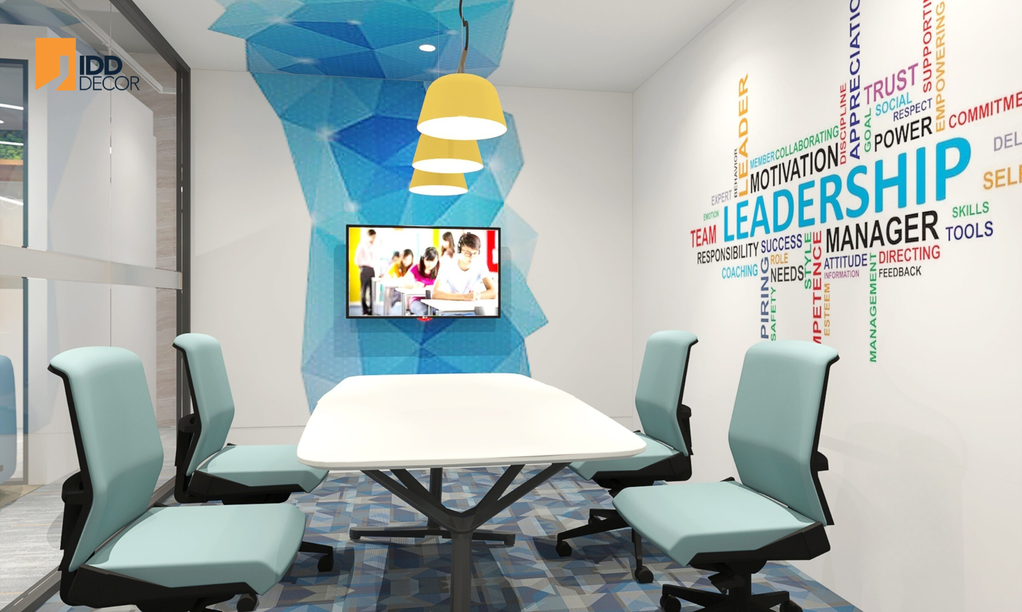 Thiết kế nội thất văn phòng tổ chức giáo dục IDP Hai Bà Trưng - Tính linh hoạt được ưu tiên - IDP Education Office Interior Design - Fresh and Friendly Work Area