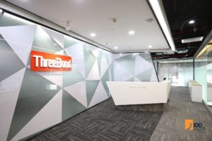 Thiết kế nội thất văn phòng ThreeBond Vietnam (ThreeBond interior design - A reception)