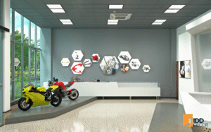 Thiết kế nội thất văn phòng tập đoàn VPIC - Sảnh lễ tân (VPIC Office Interior Design - Reception Hall Area