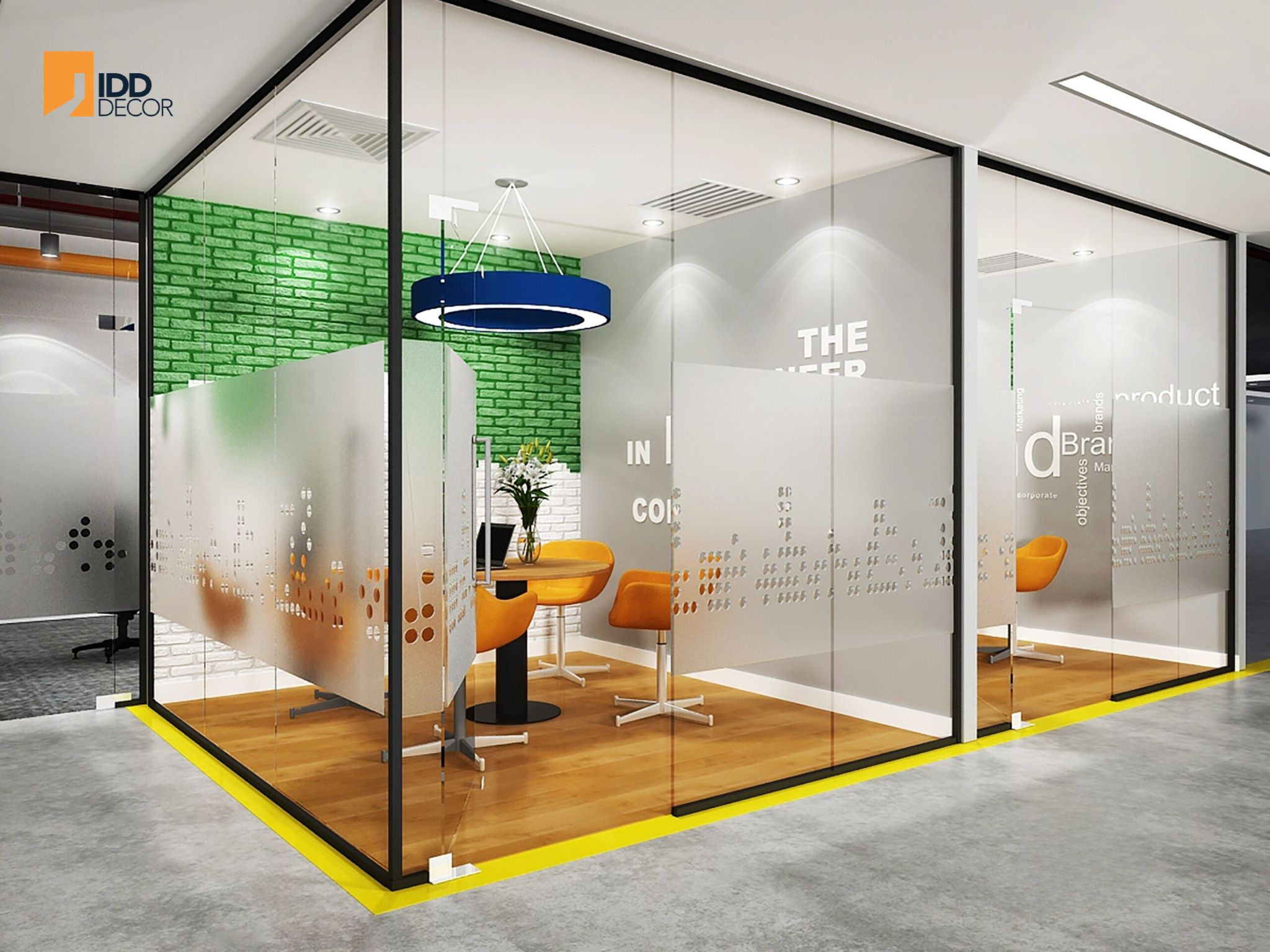 Thiết kế nội thất văn phòng tập đoàn ECOBA - phòng họp lớn (ECOBA Office Interior Design - The Meeting Rooms: Privacy and Strategy)