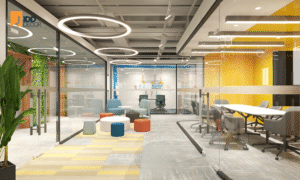 Thiết kế nội thất văn phòng tổ chức giáo dục IDP Hai Bà Trưng - Tính linh hoạt được ưu tiên - IDP Education Office Interior Design - Fresh and Friendly Work Area