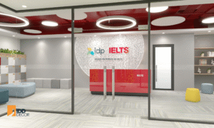 Thiết kế nội thất văn phòng tổ chức giáo dục IDP Hai Bà Trưng - Tính linh hoạt được ưu tiên - IDP Education Hai Ba Trung - Office Interior Design - IELTS Consultation and Testing Area
