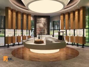 Thiết kế nội thất văn phòng Kềm Nghĩa phòng truyền thống (Kem Nghia Office Interior Design - Traditional Room)