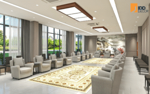 Thiết kế nội thất văn phòng tập đoàn VPIC - Phòng khách - VPIC Office Interior Design - VIP Lounge for Global Corporate Leaders