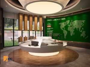 Thiết kế nội thất văn phòng Kềm Nghĩa phòng truyền thống (Kem Nghia Office Interior Design - Traditional Room)