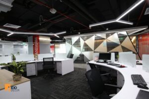 Thiết kế nội thất văn phòng Threebond - khu vực làm việc (ThreeBond interior design - A Focused and Flexible Workspace)