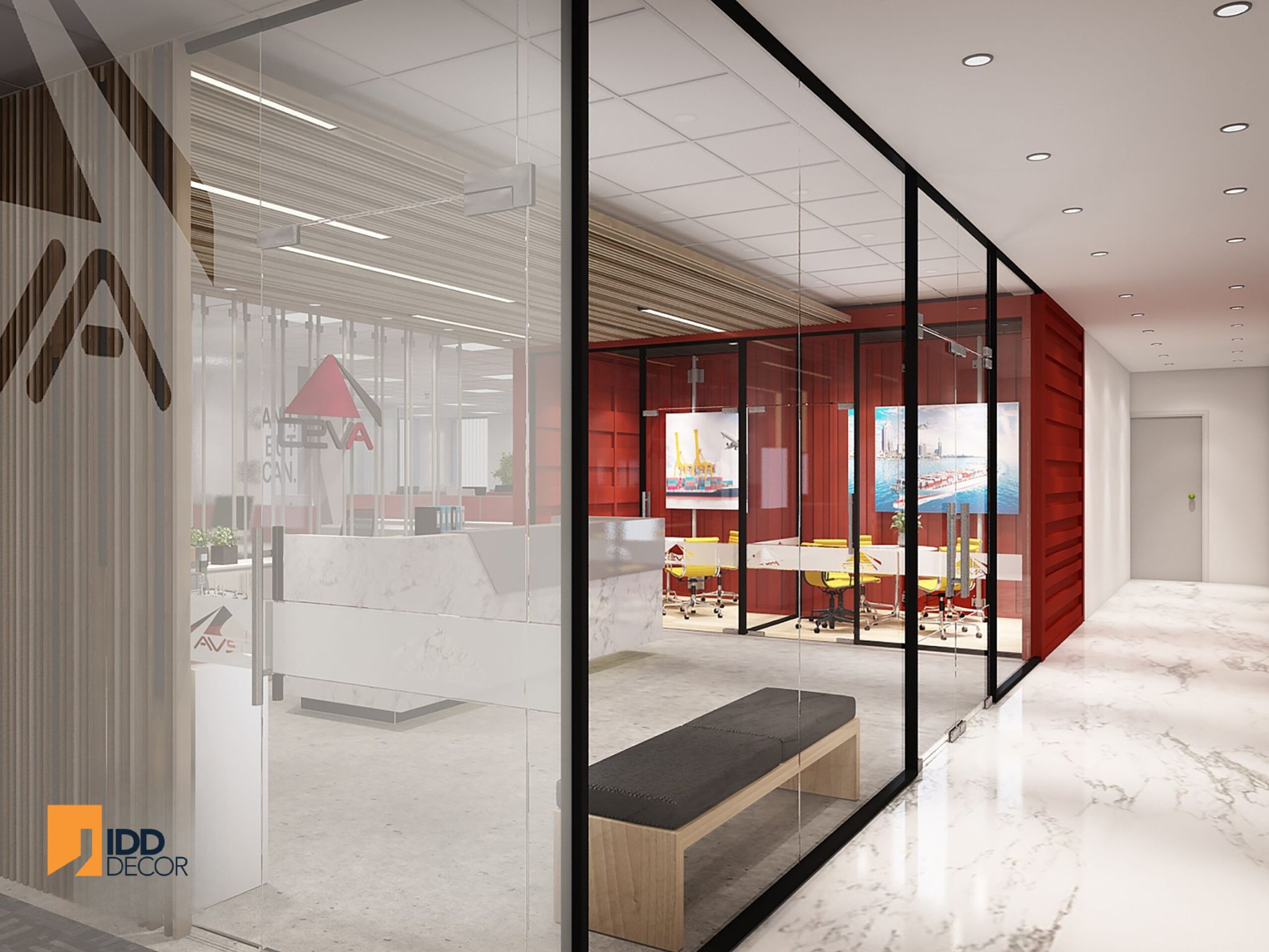 Thiết kế nội thất văn phòng Ceva Logistic - Khu vực thảo luận