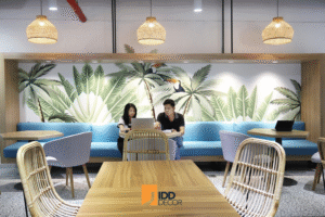 Thiết kế nội thất văn phòng khu vực họp thảo luận và pantry của Publicis Groupe Vietnam (Publicis Office Interior Design - Pantry Area)