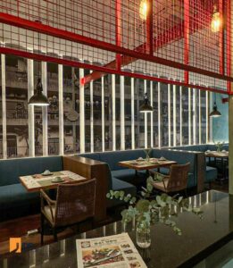 Thiết kế nội thất nhà hàng Ngon Sài Gòn - Hoàn Kiếm Hà Nội - tầng 3 - Ngon Sai Gon restaurant interior design - 3rd Floor – Apartment Building Memory Fragment: Where Saigon's Past and Future Converge)