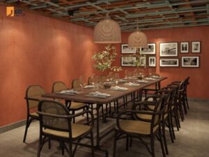 Thiết kế nội thất nhà hàng Ngon Sài Gòn - Đống Đa Hà Nội - tầng trệt (Ngon Sai Gon - Dong Da Ha Noi restaurant interior design - Private Dining – Cherishing Memories)