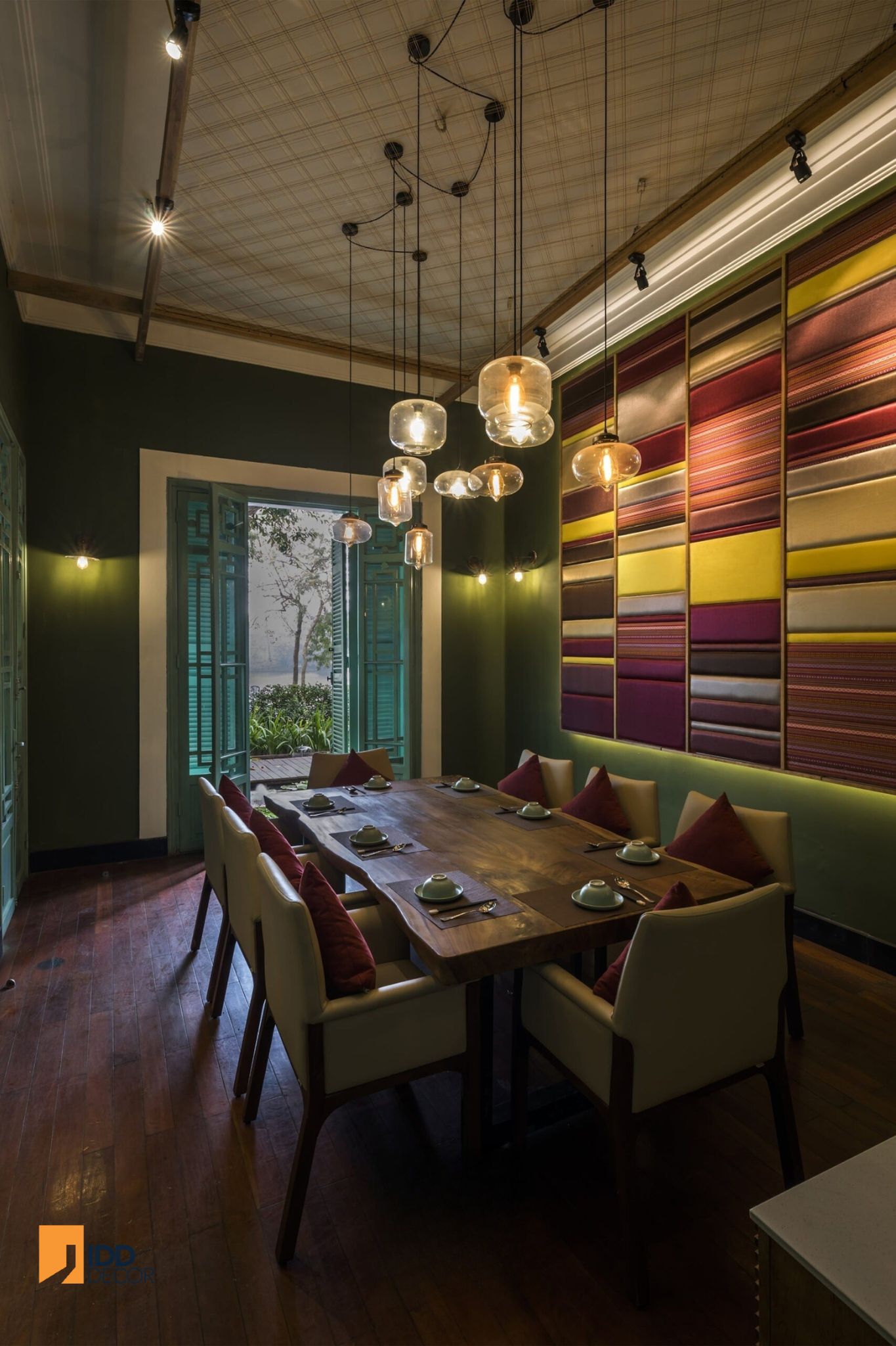 Thiết kế nội thất nhà hàng Ngon Garden - những khu vực phòng VIP (Ngon Garden Restaurant Interior Design - VIP Rooms)