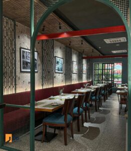 Thiết kế nội thất nhà hàng Ngon Sài Gòn - Hoàn Kiếm Hà Nội - tầng trệt (Ngon Sai Gon restaurant interior design - ground floor)