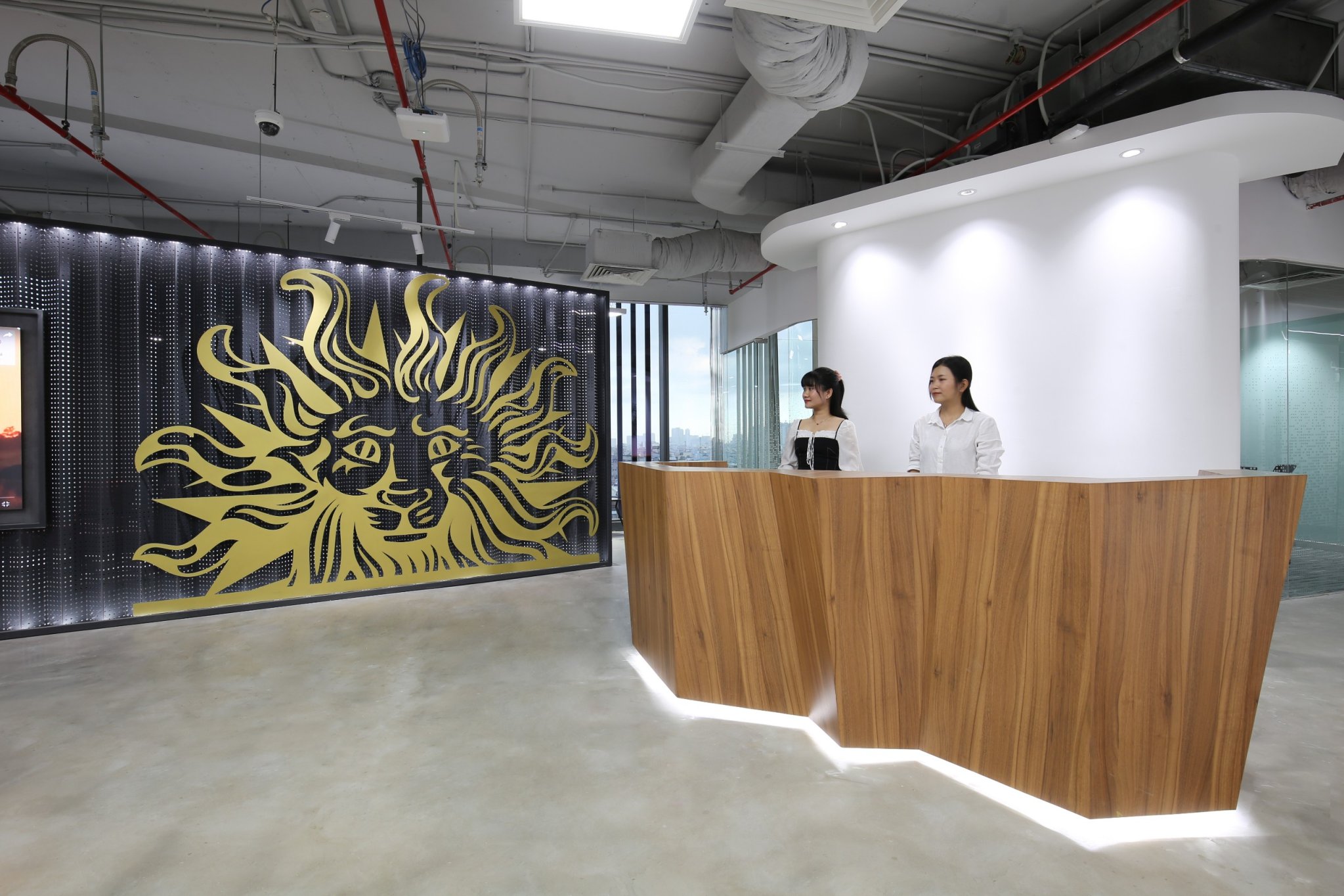 Publicis Groupe Vietnam - Sảnh lễ tân - Thiết kế bởi IDD Decor