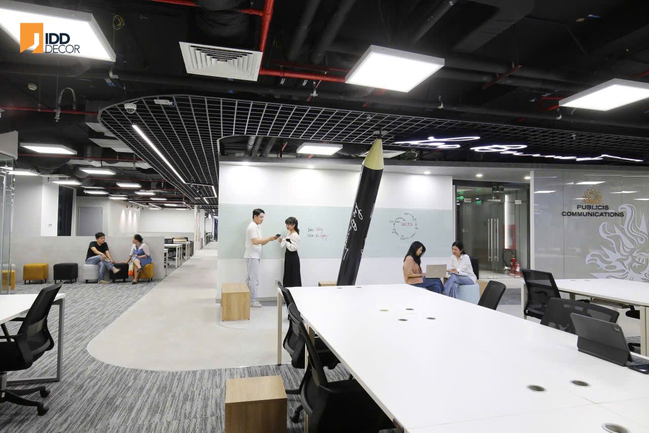 Thiết kế nội thất văn phòng Leo Burnett thuộc tập đoàn Publicis (Leo Burnett Office Interior Design)