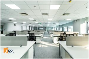 Thiết kế nội thất văn phòng CMA - Khu vực làm việc (CMA Office Interior Design –  Workspace)