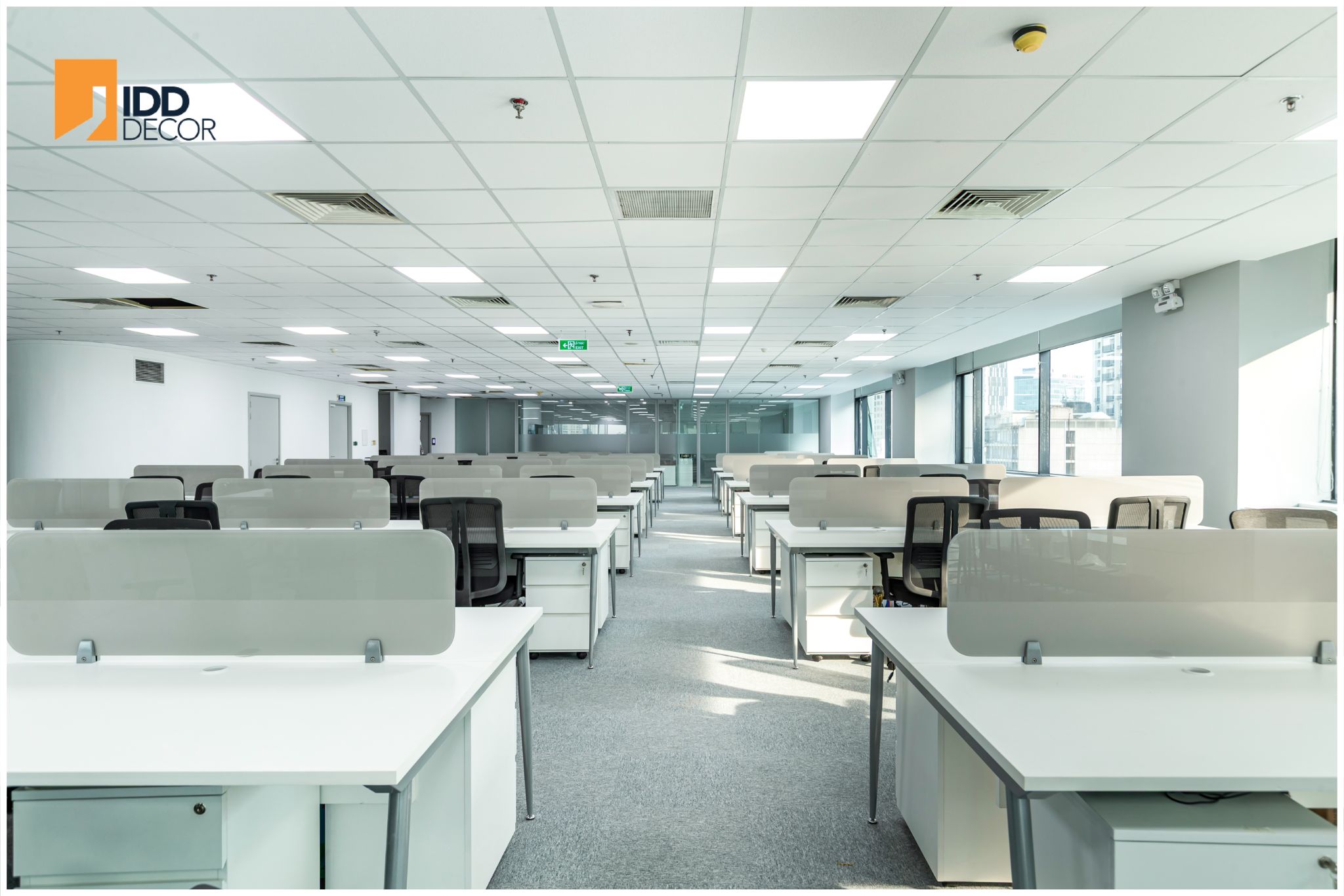 Thiết kế nội thất văn phòng CMA - Khu vực làm việc (CMA Office Interior Design –  Workspace)