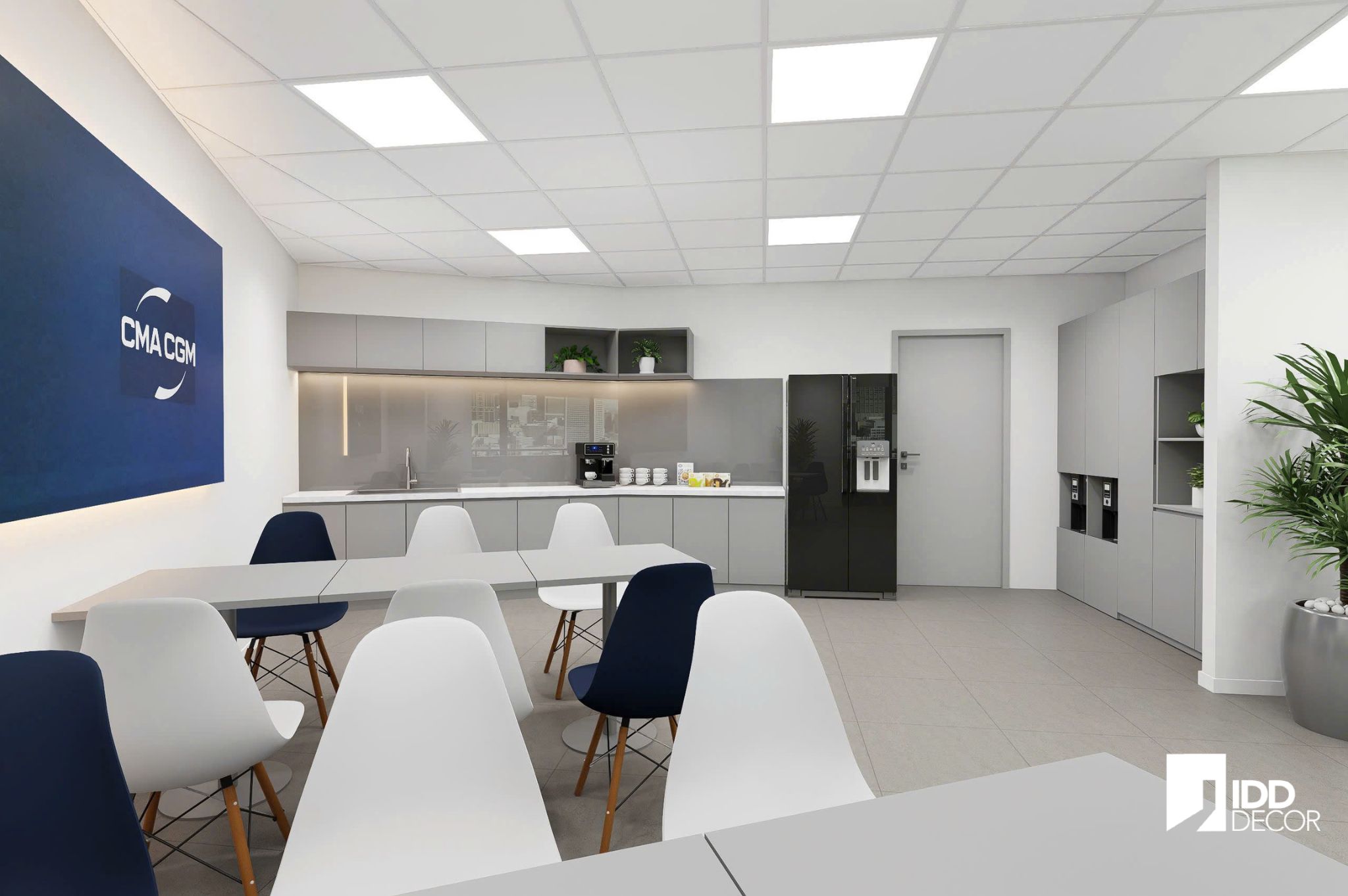 thiết kế nội thất khu vực pantry CMA