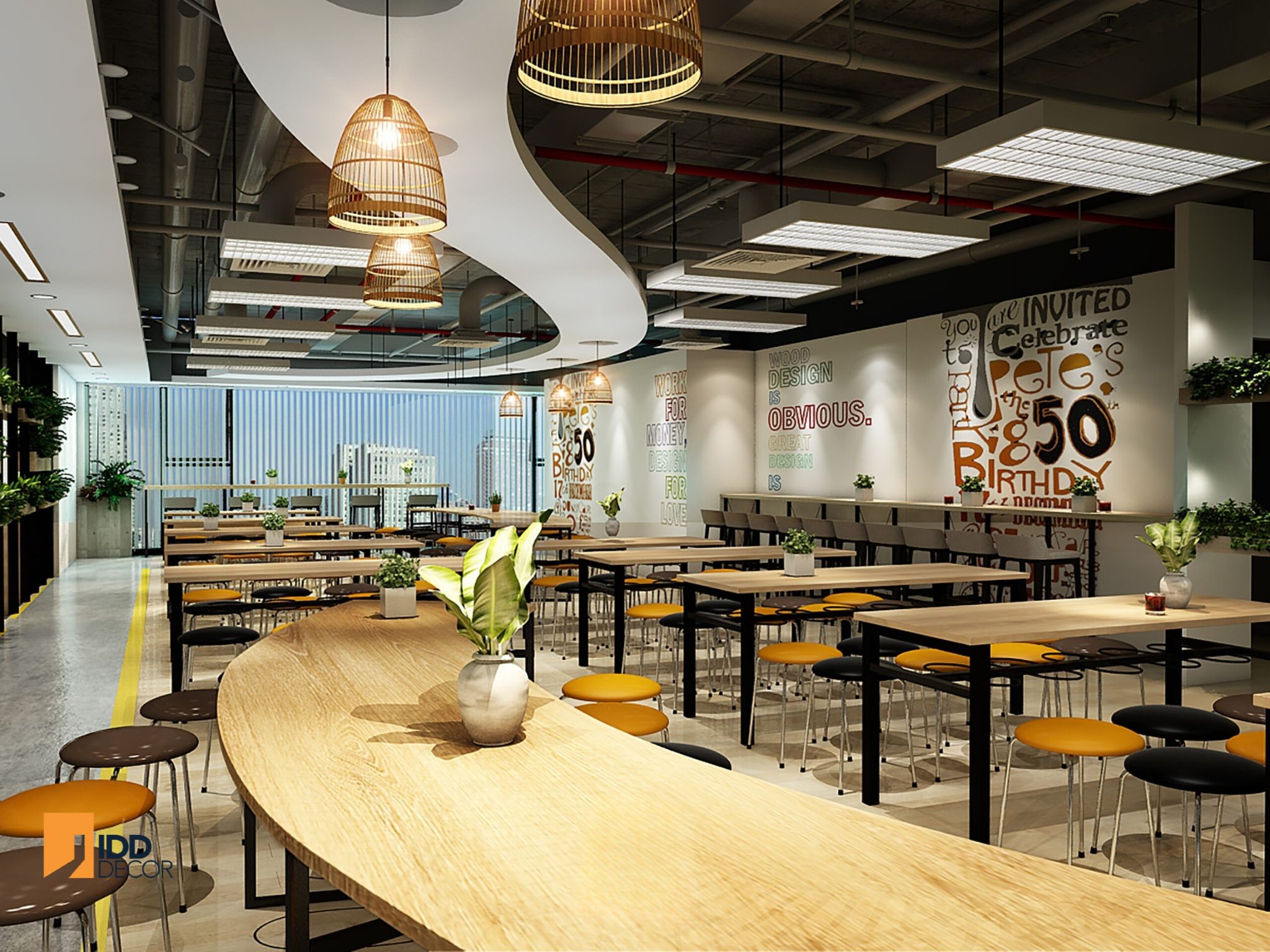 Thiết kế nội thất khu vực pantry ECOBA