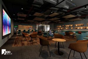 Khu vực lounge của Publicis Group Vietnam, nơi thể hiện được chữ S trong ESG (Publicis Groupe - Lounge Area is Exampale of Social Factor in ESG)