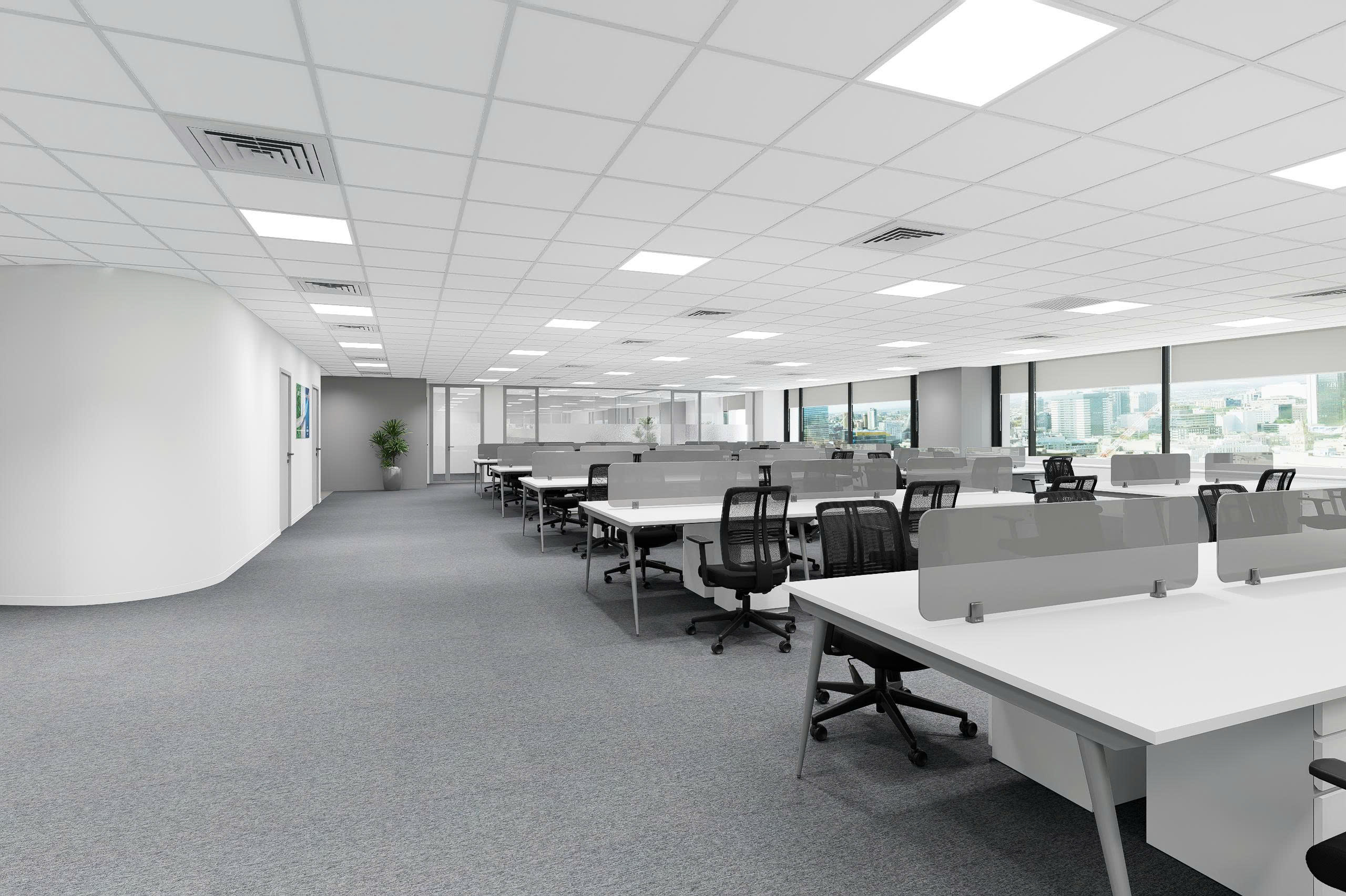 Thiết kế nội thất khu vực làm việc CMA CGM