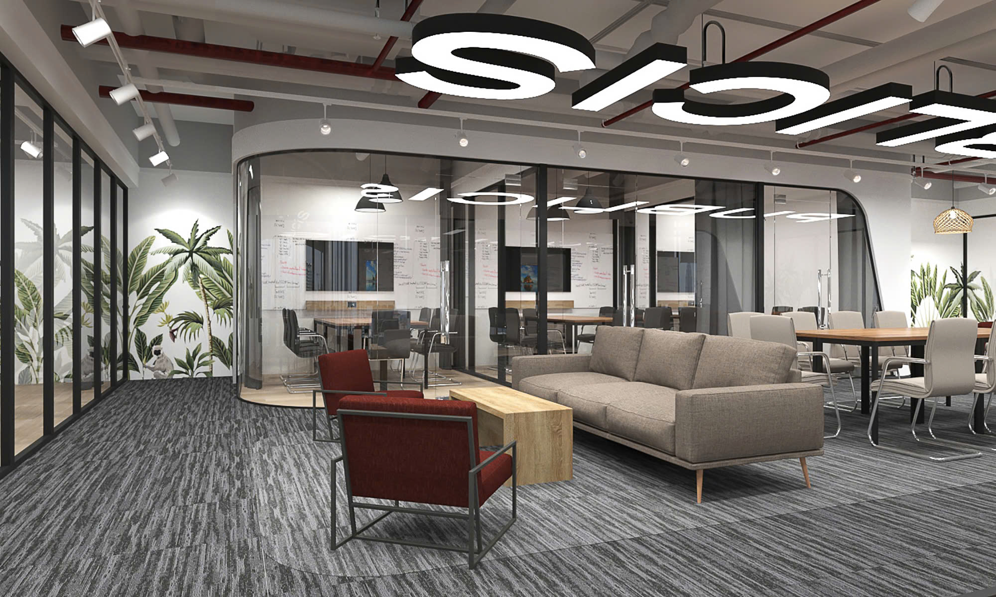 Thiết kế nội thất phòng họp Publicis