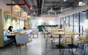 Thiết kế nội thất văn phòng khu vực họp thảo luận và pantry của Publicis Groupe Vietnam (Publicis Office Interior Design - Pantry Area)