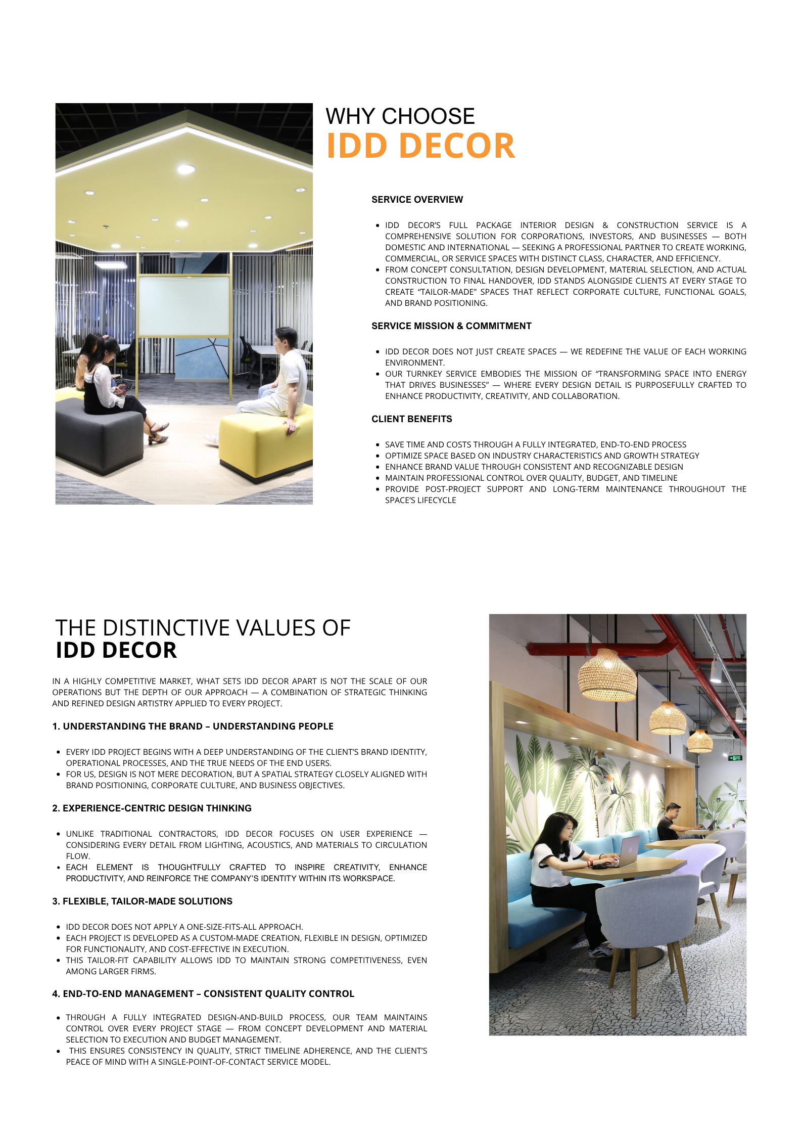 Why choose IDD Decor?