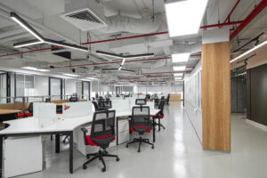 Thiết kế nội thất khu vực làm việc không gian mở URC Việt Nam (URC Vietnam Open Workspace Interior Design)